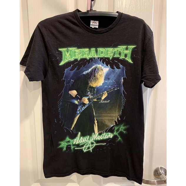 มีหลายสี Rare Dave Mustaine[MEGA DEATH]💀Delta-Tag💀T-Shirt(เสื้อจริงสวยมาก)🔥