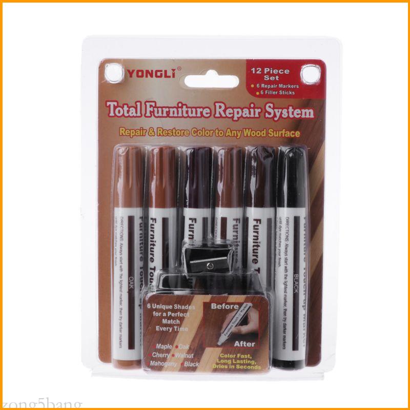 Zone ปากกามาร์กเกอร์ สําหรับซ่อมแซมเฟอร์นิเจอร์ 13 ชิ้น