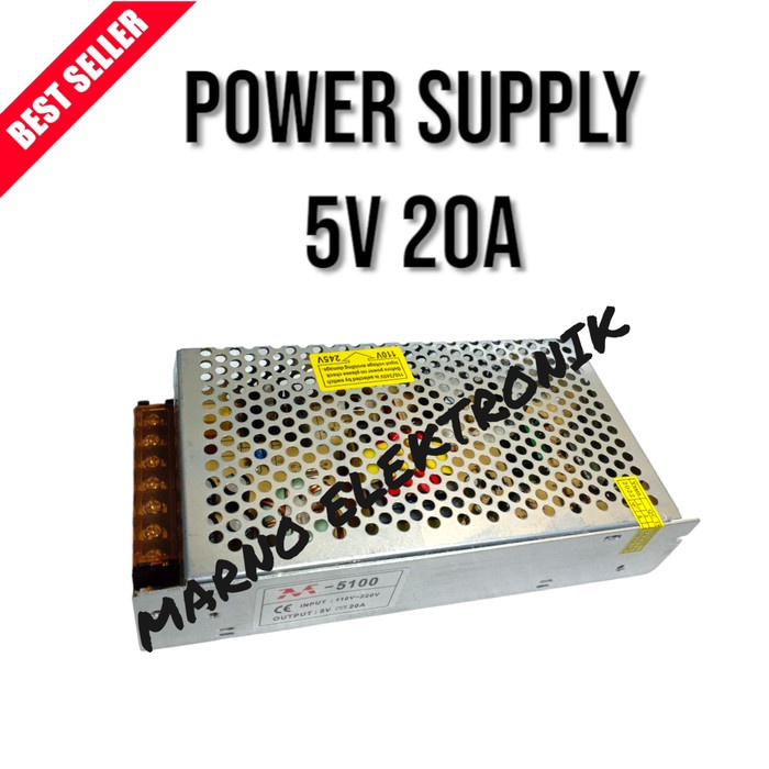 PART POWER SUPPLY SUPLY SUPLEY 5V 20A 5 VOLT 20 CAMPER ORIGINAL