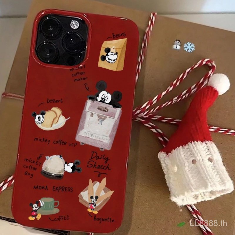 Pzfd เคสป้องกันโทรศัพท์มือถือ แบบนิ่ม ลายมิกกี้ กันกระแทก สําหรับ iPhone 15 14promax 13 12 11pro xr xsmax 7 8plus