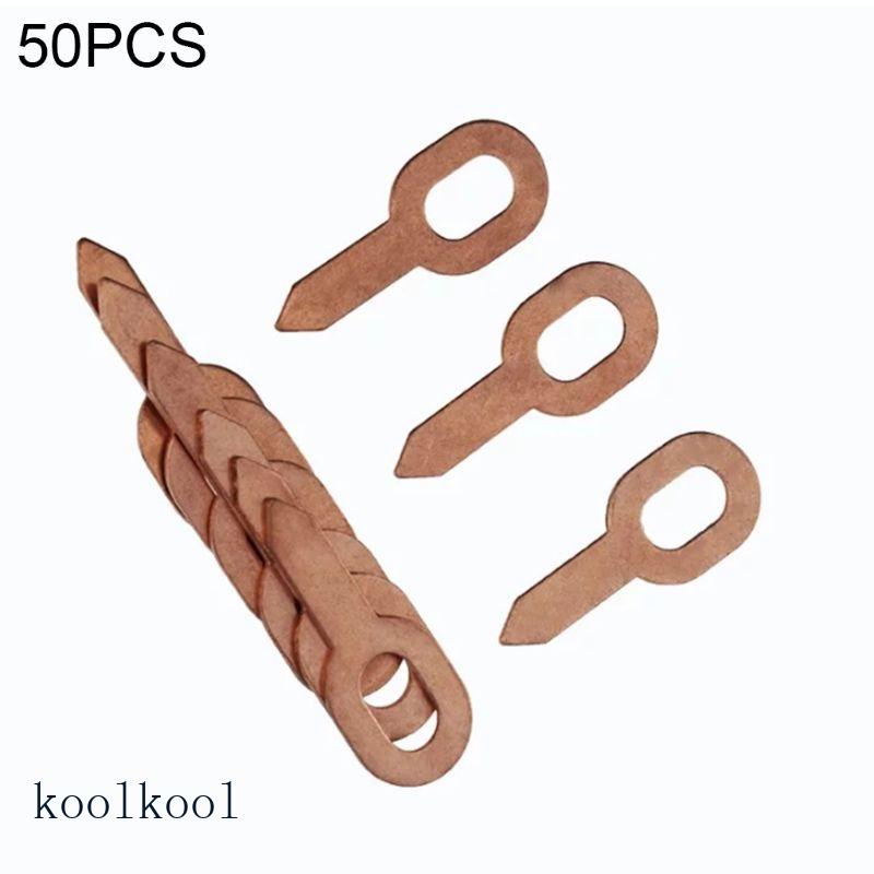 Kool 50 ชิ้น ที่ดึงรอยบุบ ถอด แหวนแหวน ตัวถังรถ สําหรับรถยนต์
