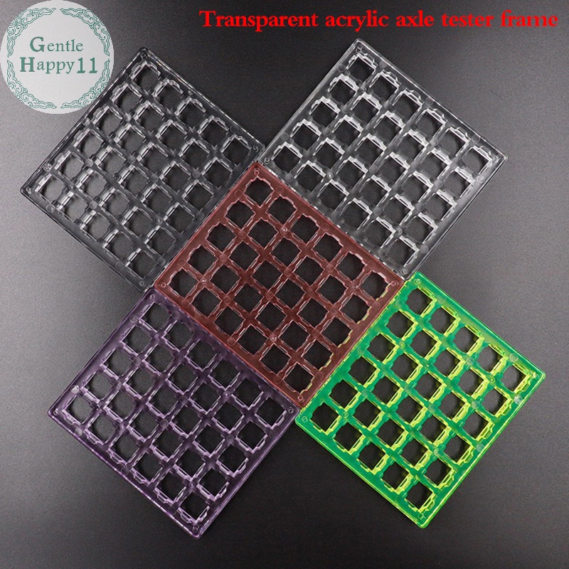 Gentlehappy Switch Tester Mechanical โปร่งใสอะคริลิคเพลาเครื่องทดสอบกรอบคีย์บอร์ดเพลาประสบการณ์ Rack Mechanical Keyboard Switches Body Tester TH