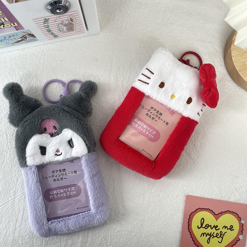 พวงกุญแจ จี้ตุ๊กตาการ์ตูนอนิเมะ Cinnmoroll Kitty Sanrio Kuromi My Melody น่ารัก สําหรับนักเรียน