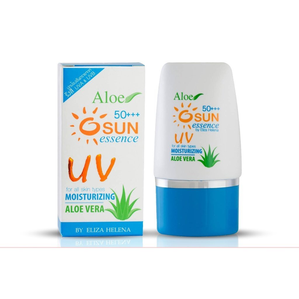 ♦️ของแท้·ส่งด่วน·ถูก♦️ DAYSE x ELIZA HELENA: Aloe Sun Essence:เอลิซ่า เฮลเล็นน่า เอสเซนต์ กันแดด ว่านหางจระเข้ x1 ชิ้น