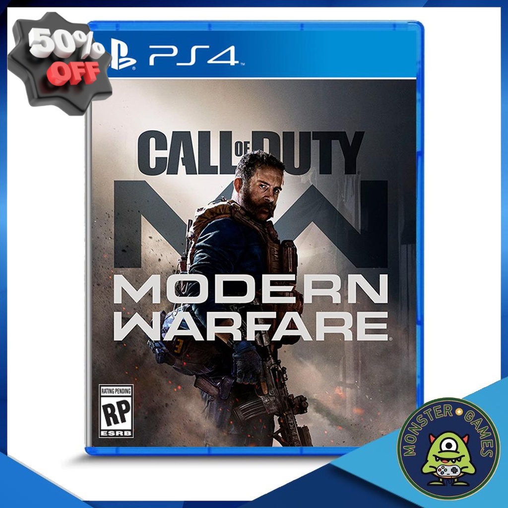 Call of Duty Modern Warfare Ps4 แผ่นแท้มือ1!!!!! (Ps4 games)(Ps4 game)(เกมส์ Ps.4)(แตลับเกม/แผ่นเกม/แผ่นเกมPS/xbox