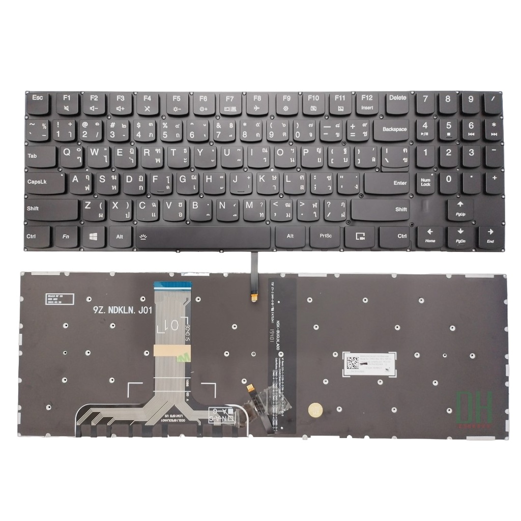 แป้นพิมพ์ คีย์บอร์ดโน๊ตบุ๊ค Lenovo Legion Y540-15IRH, Y530-15ICH, Y540-17IRH, Y545, SN20T24612 Lapto