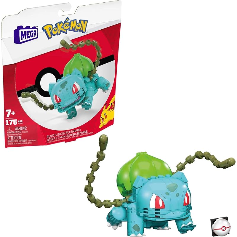 Mega Construx Pokemon Big Series Fushigidane [175 ชิ้น] [7 ปี ~] Gvk83
