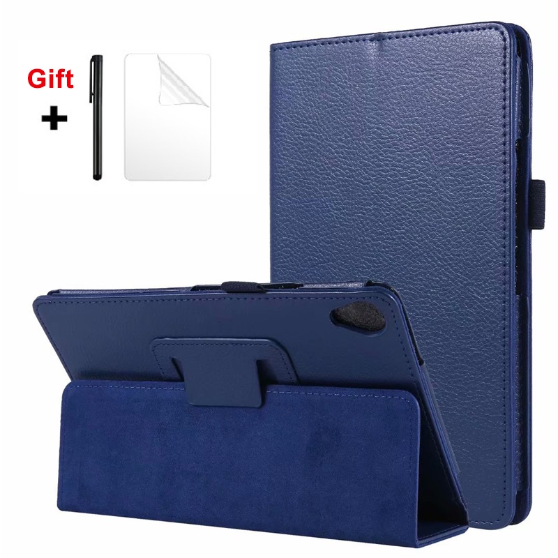 เคสแท็บเล็ต หนัง PU พร้อมปากกาฟิล์ม สําหรับ Lenovo Tab M8 TB-8505F TB-8505X 8.0 นิ้ว M8 FHD TB-8705F