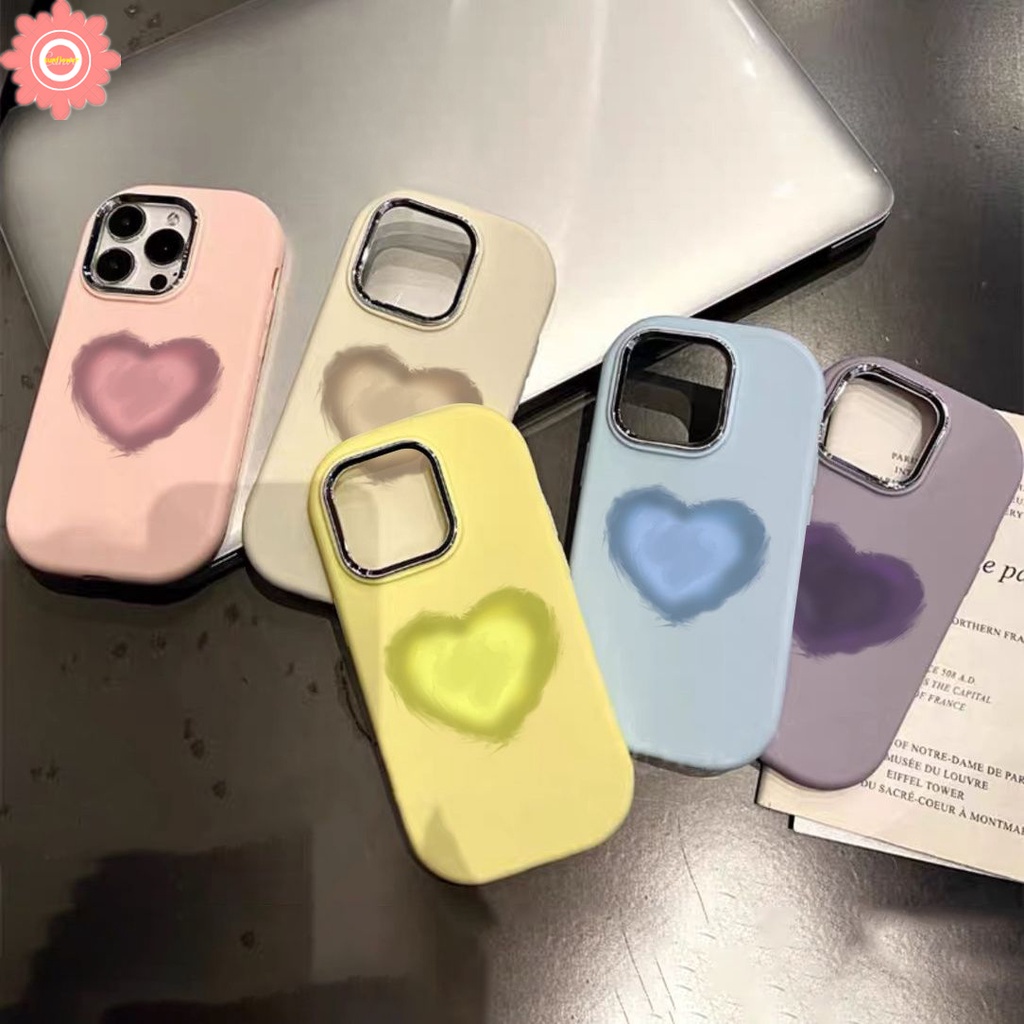 สําหรับ Oppo A79 A38 A57 A77 A18 A16 A17 A58 A17K A53 A54 A98 A5 A3s A55 A11 A78 A35 A15s A52 A74 A15 A76 A9 A7 A5s A12 Reno 5F 4F Art ภาพวาดสีน ้ ํามันหัวใจหัวใจโลหะเลนส ์ ฝาครอบ