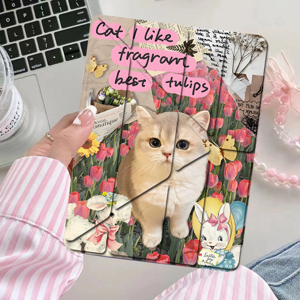 เคสไอแพด Air4 Air5 10.9 gen9gen8gen 7 10.2 Air1 Air2 gen5 gen6 9.7 เคสลายการ์ตูนน่ารัก Air3 10.5 pro 10.5 - รูปที่ 3