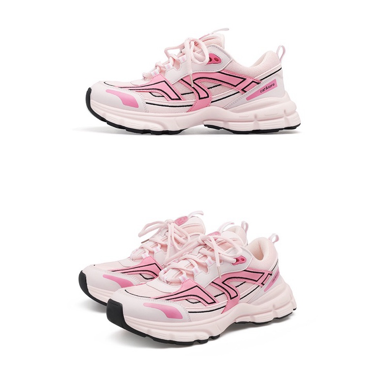 Cat&Sofa Old School Sneakers Pink แฟชั่น