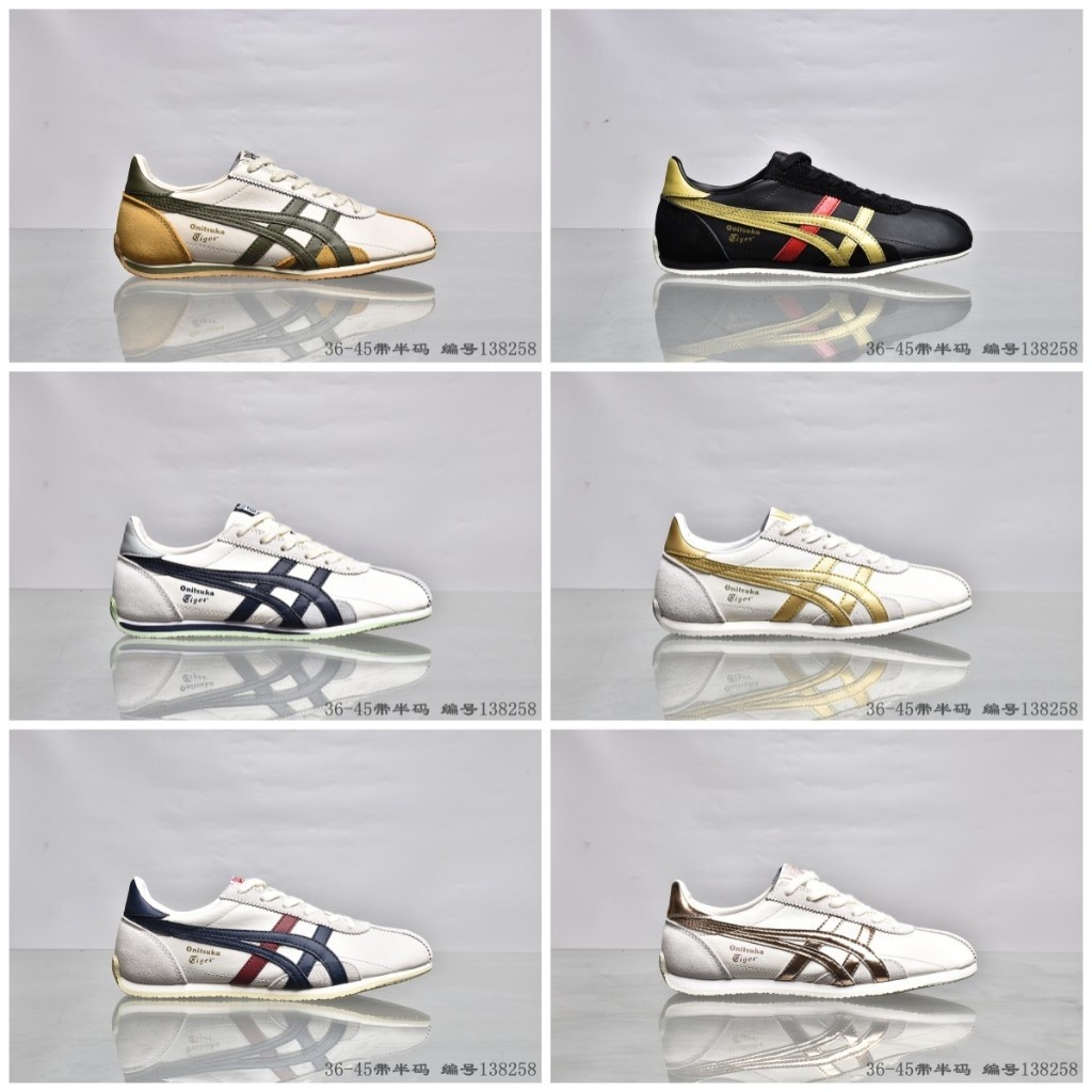 Asics High quality running shoes Asitsuka onitsuka tiger รองเท้าวิ่ง ข้อสั้น สไตล์เรโทร สําหรับผู้ชาย ผู้หญิง