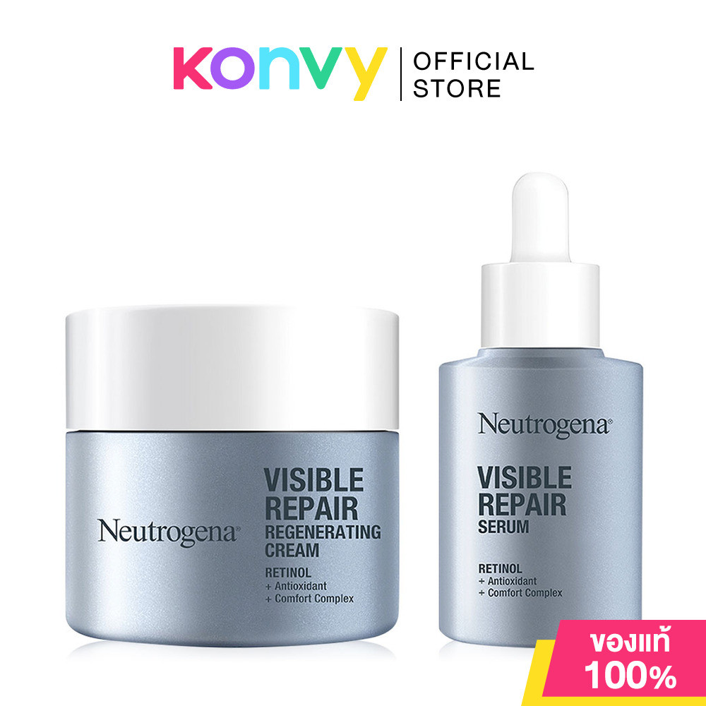 Neutrogena Set 2Items Visible Repair Regenerating Cream 50g + Visible Repair Serum 30ml.