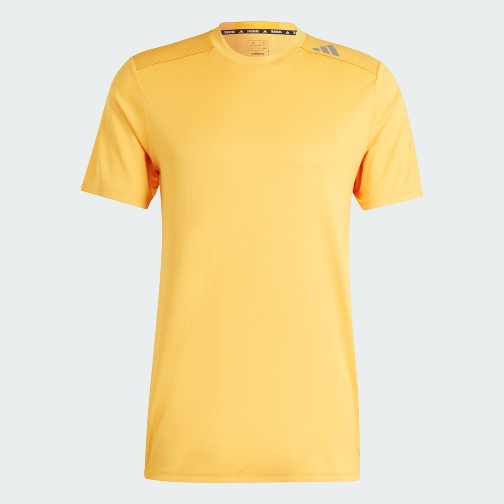 adidas เทรนนิง เสื้อยืดเทรนนิง Designed 4 Training HEAT.RDY HIIT ผู้ชาย สีเหลือง IM1121