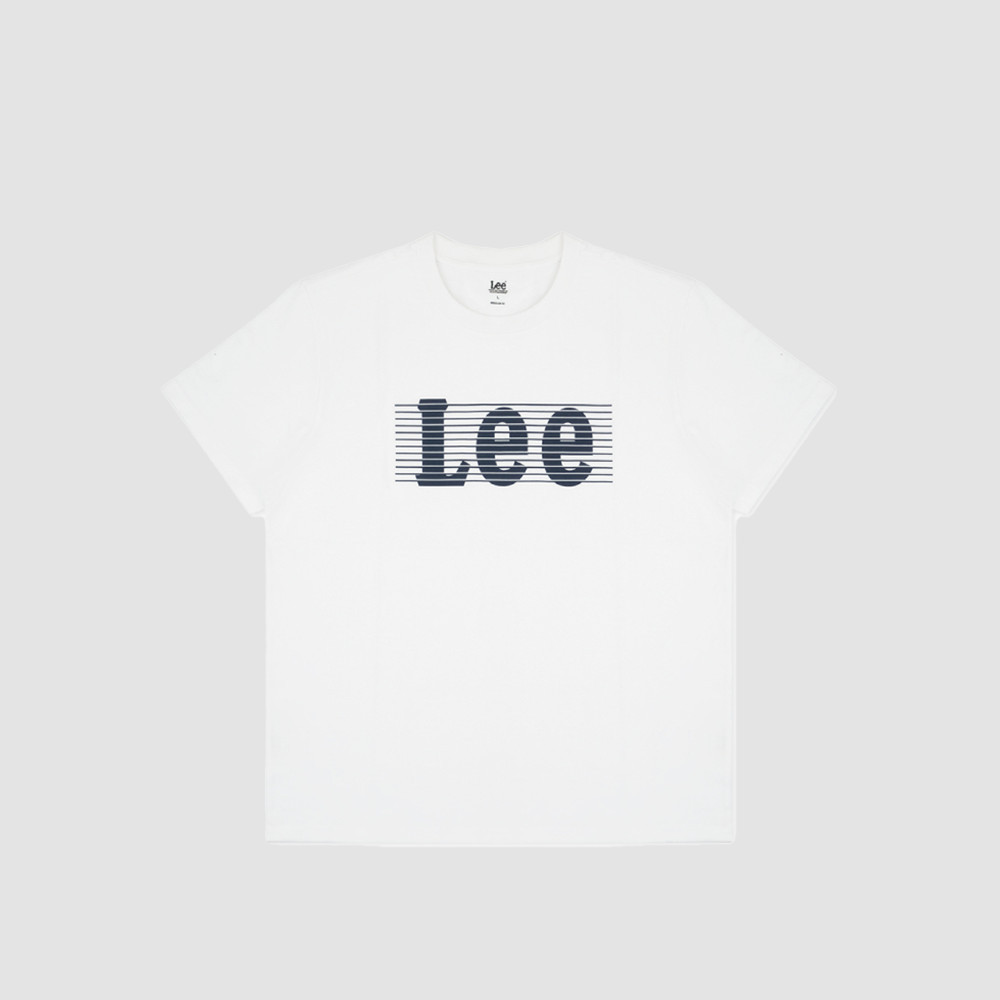 LEE เสื้อยืดแขนสั้นผู้ชาย ทรง Regular รุ่น LE S524MTSSS98 สีขาว