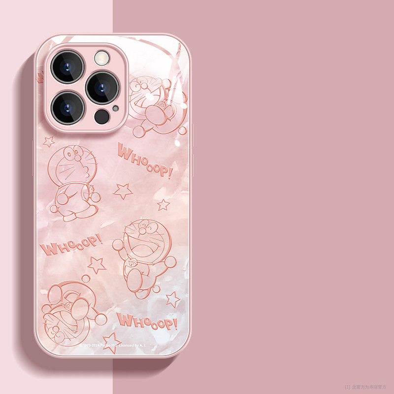 สําหรับเคสโทรศัพท์ ไอโฟน ไอโฟน11/13/14บวก/16 เปลือกแข็ง เปลือกแก้ว รูปแมว การ์ตูนน่ารัก กันกระแทก กันตก ขั้นสูง