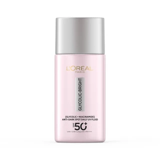 L'Oreal Paris ลอรีอัล ปารีส ยูวี ฟลูอิด ไกลโคลิค-ไบรท์ แอนไท-ดาร์ก สปอต เดลี่ เอสพีเอฟ 50+ 50 มล.