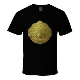 เสื้อยืด พิมพ์ลาย Nice World Wrestling Heavyweight Champion Belt DiySize S-5XL