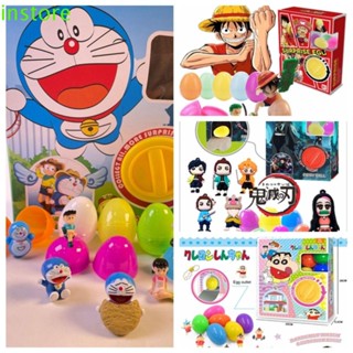 Instore ตุ๊กตาบิดไข่ ขนาดเล็ก 1 ชุด|ของเล่นตุ๊กตา Mario Demon Slayer Monkey D.Luffy Dinosaur Twist Egg ของขวัญวันเกิด สําหรับเด็ก