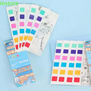 Instore Gouache สมุดวาดภาพกราฟฟิตี้ แบบพกพา ชุดอุปกรณ์ศิลปะ สําหรับโรงเรียน