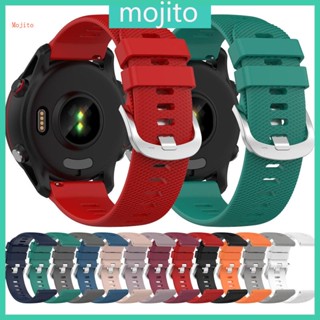 Mojito สายนาฬิกาข้อมือ กันเหงื่อ ซักได้ แบบเปลี่ยน สําหรับ Forerunner255S 255S music vivomove 3S