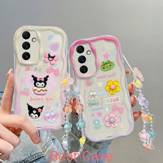 เคส Samsung A34 5G เคสโทรศัพท์มือถือแบบนิ่ม ลายตุ๊กตาฟิกเกอร์ สามมิติ ขอบครีมน่ารัก สําหรับ Samsung A34 5G NYGZ