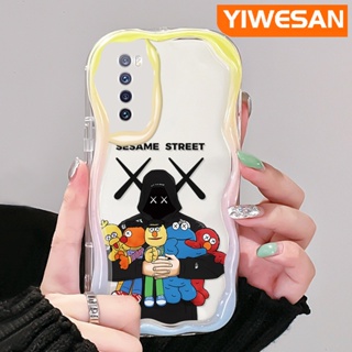 เคสโทรศัพท์มือถือแบบนิ่ม ใส กันกระแทก ลายการ์ตูน Sesame Street สําหรับ Huawei Nova 7 SE Nova 7 Pro Nova 9 SE Nova 11 SE Nova 10 SE Honor 20