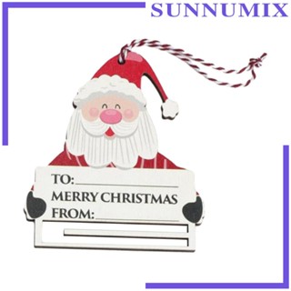 [Sunnimix] จี้ไม้แขวน รูปต้นคริสต์มาส สําหรับแขวนตกแต่งต้นคริสต์มาส