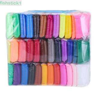 Fishstick1 ของเล่นดินน้ํามัน สไลม์นุ่ม 5D หลายสีสัน เสริมการเรียนรู้เด็ก DIY