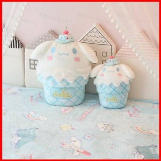 SANRIO Ere1 หมอนผ้าห่ม ผ้ากํามะหยี่ขนนิ่ม รูปไอศกรีมซานริโอ้ สําหรับตกแต่งบ้าน ของขวัญ