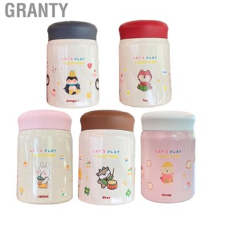 Granty Insulated  Jar  Round Mouth Leakage Proof Stainless Steel Container 320ml for Lunch