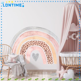 Lontime สติกเกอร์ติดผนัง ตกแต่งห้องนอนเด็ก สไตล์โบฮีเมียน พื้นหลังเตียง