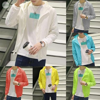 GORGEOUS~Stylish Sun Protection Coat Women Men Ultra Thin Long Sleeve Jacket with Hood