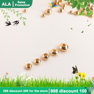 【🏭เครื่องประดับ DIY🏭】American ลูกปัดทองคํา 14k 3 4 5 มม. 100 ชิ้น DIY[DIY/เครื่องประดับแฟชั่น/สร้อยคอแฟชั่น/สร้อยคอ/สร้อยข้อมือ/เครื่องประดับเกาหลี]