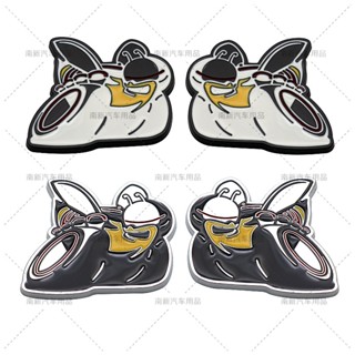 DODGE Dodge Bee Car Logo SRT ป้ายโลหะ [แพ็คคู่] Bee Modification Body Sticker ท้ายรถ โลโก้ ตกแต่งโลโก้