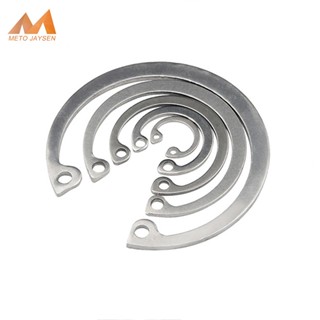 แหวนยึดเพลา สเตนเลส 304 รูปตัว C สําหรับ Shaft Fasteners C-clip Snap Rings M6 M10 M15 M20 M30 M40 M50
