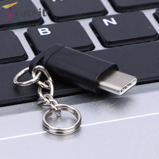 Tcuteit อะแดปเตอร์เชื่อมต่อข้อมูล USB 3.1 Type-C ตัวผู้ เป็น Micro USB 2.0 5 Pin ตัวเมีย