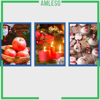 [Amleso] ถุงใส่ขนม บิสกิต ลายคริสต์มาส 24 ชิ้น