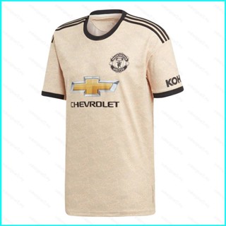 เสื้อยืด พิมพ์ลายการ์ตูนฟุตบอล Manchester U Jersey 2019-20 สําหรับผู้ชาย และผู้หญิง