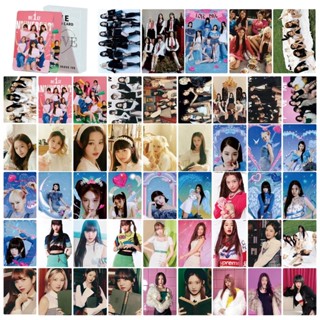 พร้อมส่ง โปสการ์ดอัลบั้มรูปภาพ BlackPink IVE Seventeen NCT TXT (G)I-DLE BT-S aespa Le sserafim HOLOGRAPHIC 50-55 ชิ้น