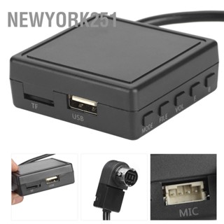 Newyork251 รถอะแดปเตอร์AUX USB 3.5 มม.ปลั๊กเครื่องรับสัญญาณเพลงสายFitสำหรับJVC Alpine CD KSU58 PD100 U57 U29(19)