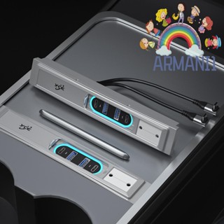 [armani1.th] ฮับชาร์จ USB หลายพอร์ต สําหรับรถยนต์ Tesla Model 3/Y