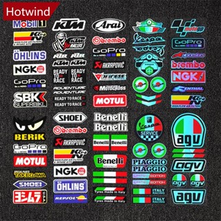 Hotwind สติกเกอร์เลเซอร์ สีรุ้ง สําหรับติดตกแต่งรถยนต์ รถจักรยานยนต์ KTM YAMAHA Kawasaki Suzuki Honda E2I5