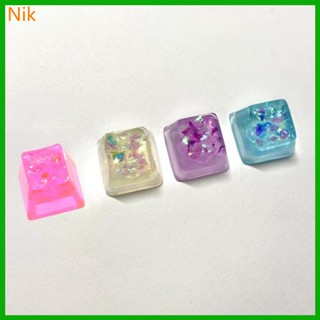 ปุ่มกดเรซิ่น OEM R4 แฮนด์เมด สําหรับ Cherry MX Switches Mechanical Keyboard Translucent Resin Ke