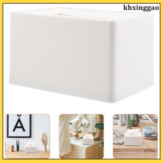 กล่องใส่กระดาษทิชชู่ สีขาว สําหรับบ้าน ออฟฟิศ khxinggao