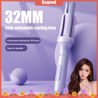 ♪Bagood♪พร้อมส่ง เครื่องดัดผมไฟฟ้าอัตโนมัติ หมุนได้ สําหรับจัดแต่งทรงผม