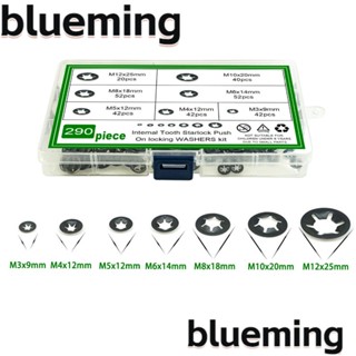 Blueming2 น็อตดัน เหล็กแมงกานีส M3-M12 65 สําหรับรถบรรทุก 290 ชิ้น