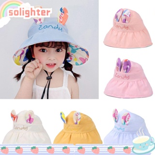 SOLIGHTER หมวกกันแดด ป้องกันรังสียูวี เหมาะกับฤดูร้อน สําหรับเด็ก