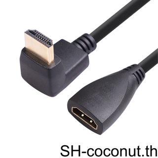 【Coco】กล่องทีวี สายเคเบิลต่อขยาย HDMI PVC สําหรับคอมพิวเตอร์ แล็ปท็อป