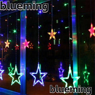 Blueming2 สายไฟหิ่งห้อย LED รูปดาวกระพริบ สําหรับตกแต่งบ้าน